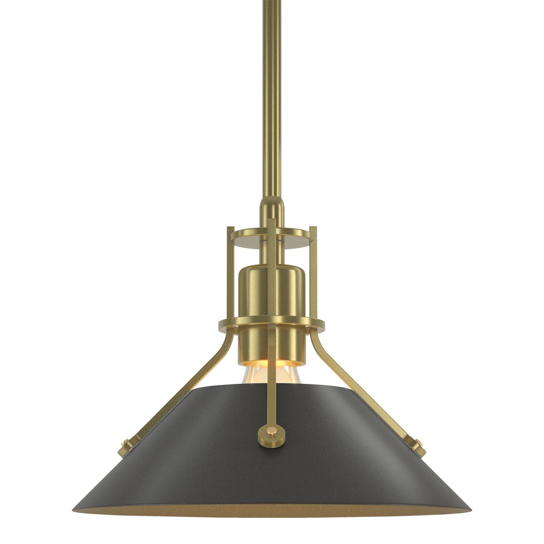 Henry One Light Mini Pendant in Modern Brass - available from The Lighting Shoppe, trusted by Canadian homeowners