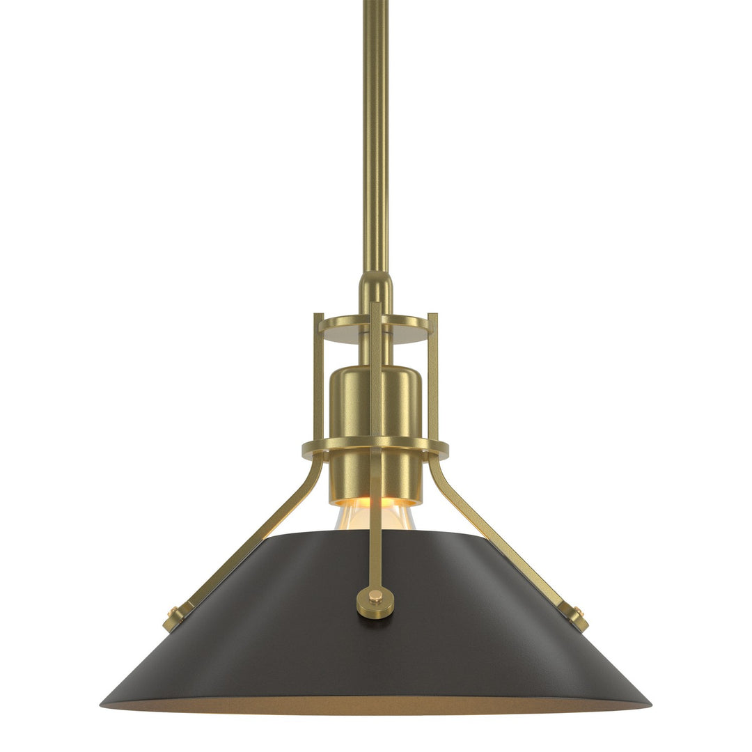 Henry One Light Mini Pendant in Modern Brass - available from The Lighting Shoppe, trusted by Canadian homeowners