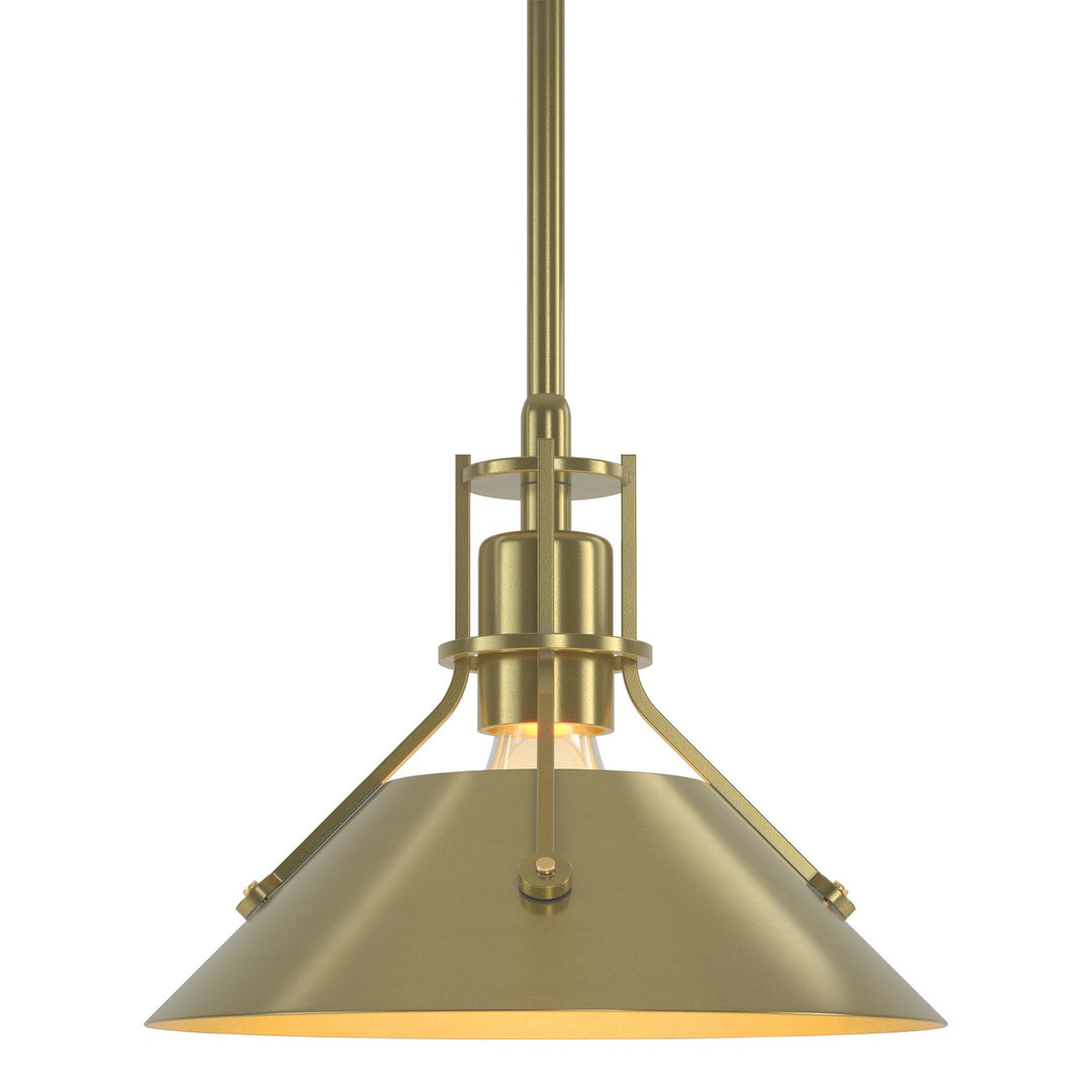Henry One Light Mini Pendant in Modern Brass - available from The Lighting Shoppe, trusted by Canadian homeowners
