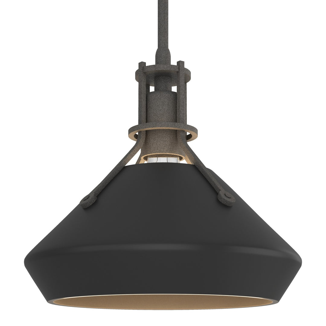 Henry One Light Mini Pendant in Natural Iron - available from The Lighting Shoppe, trusted by Canadian homeowners