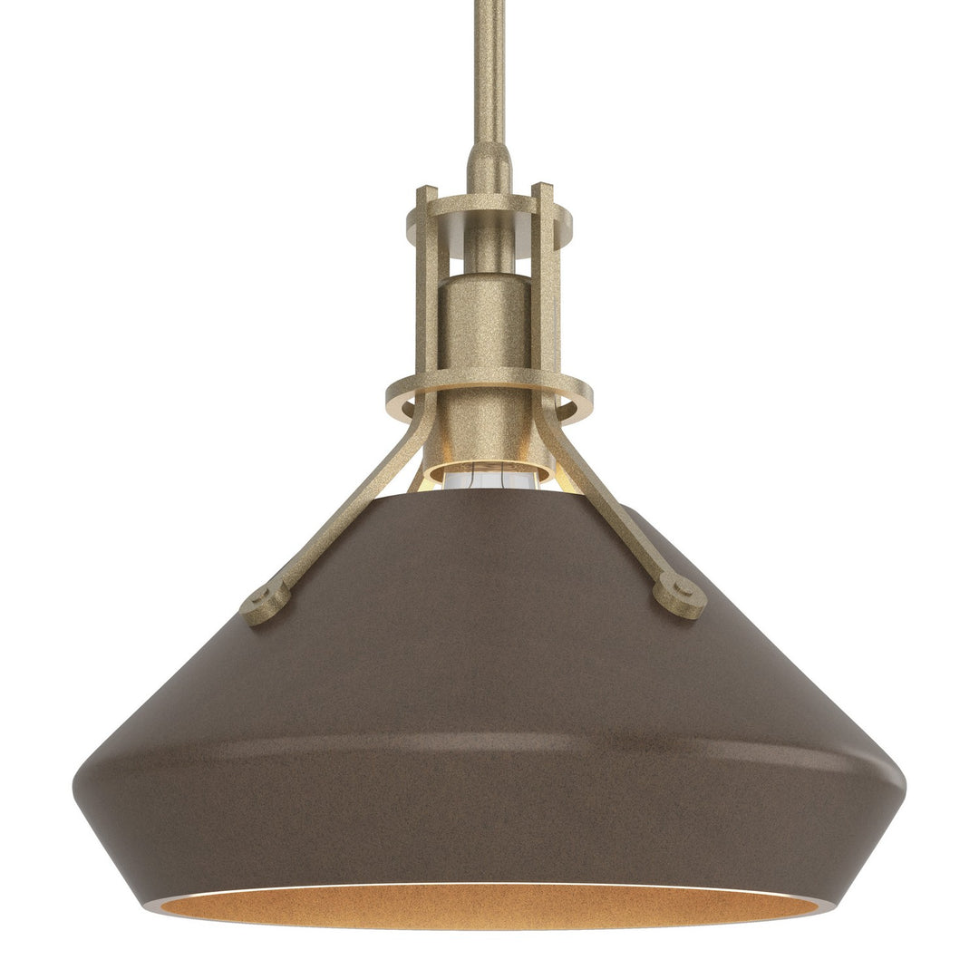Henry One Light Mini Pendant in Soft Gold - available from The Lighting Shoppe, trusted by Canadian homeowners