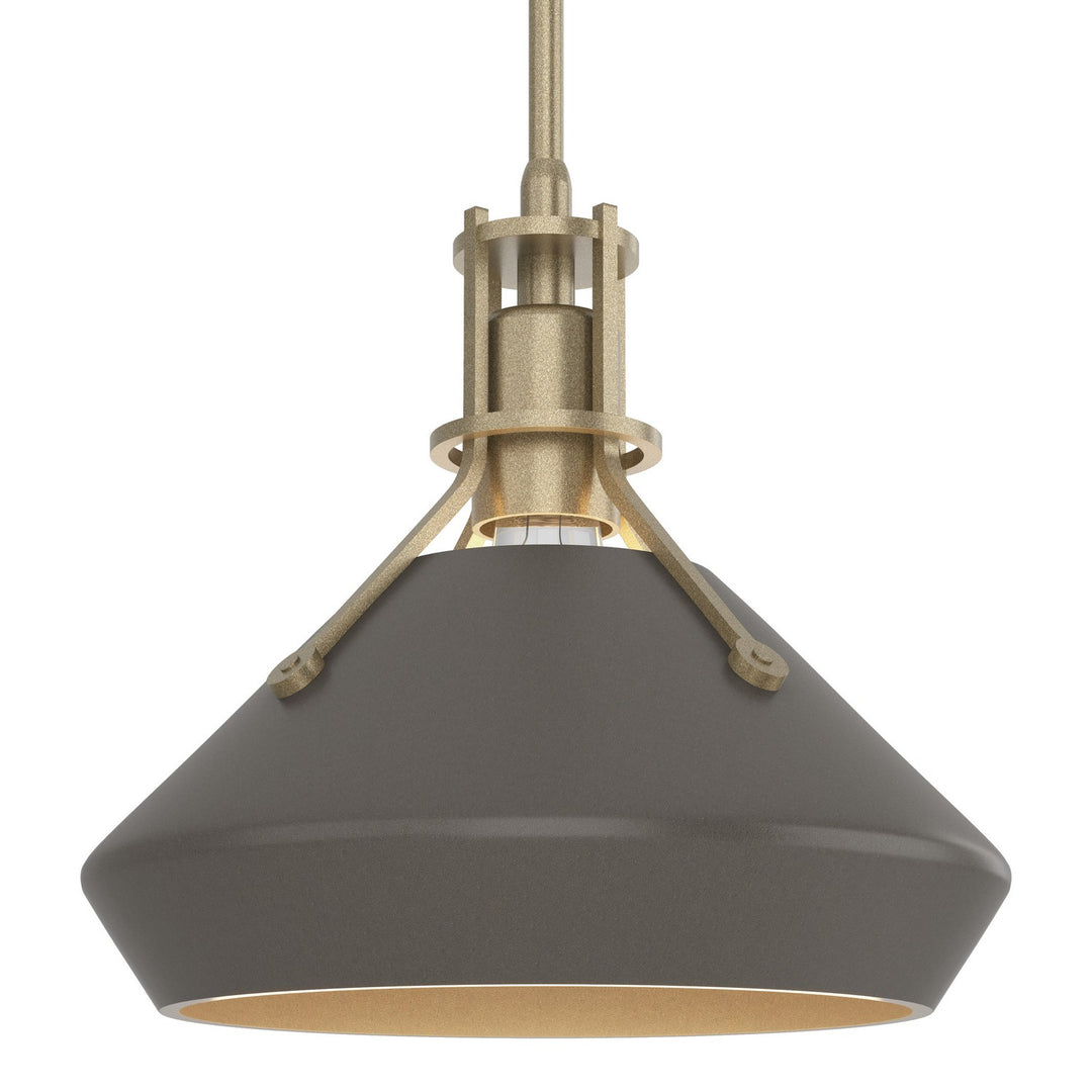 Henry One Light Mini Pendant in Soft Gold - available from The Lighting Shoppe, trusted by Canadian homeowners