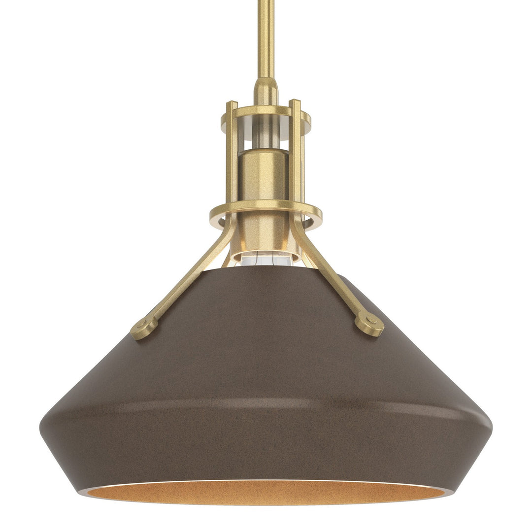 Henry One Light Mini Pendant in Modern Brass - available from The Lighting Shoppe, trusted by Canadian homeowners