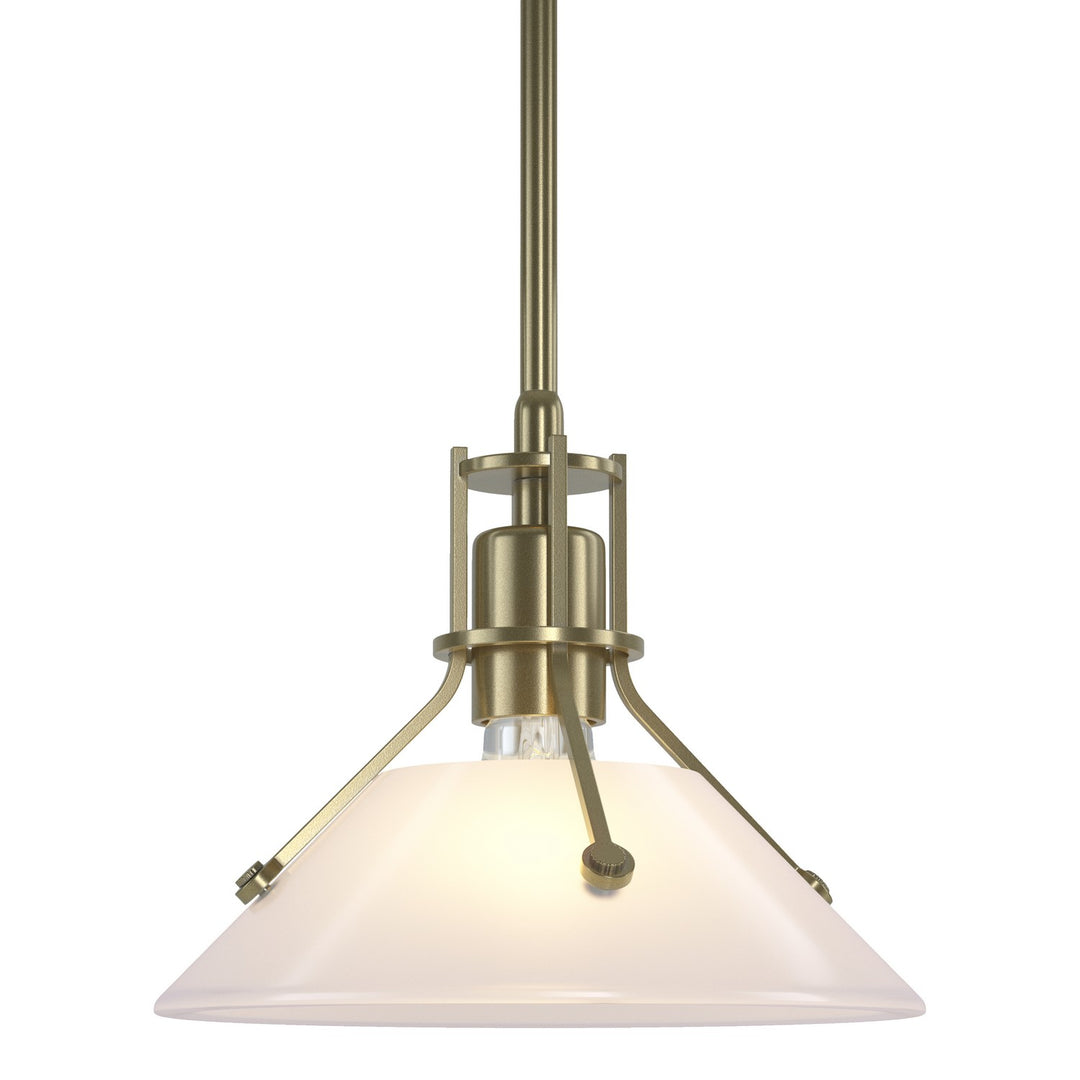 Henry One Light Mini Pendant in Modern Brass - available from The Lighting Shoppe, trusted by Canadian homeowners