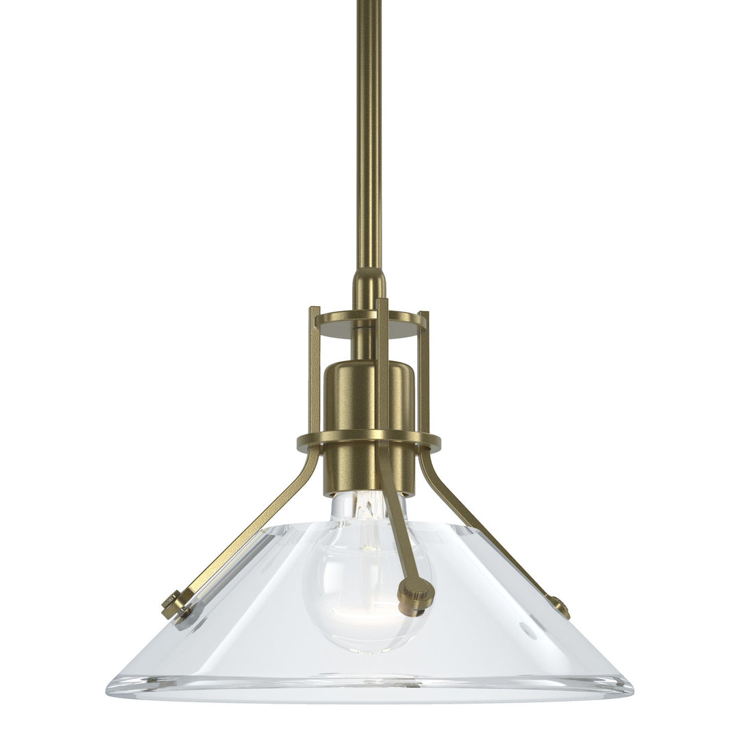Henry One Light Mini Pendant in Modern Brass - available from The Lighting Shoppe, trusted by Canadian homeowners