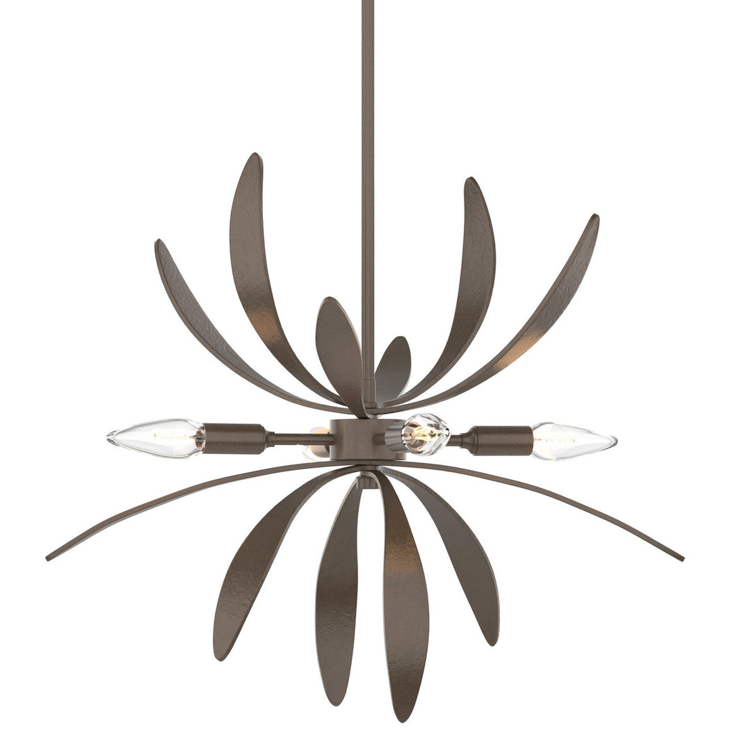 Hubbardton Forge Canada - 184350-SKT-MULT-05 - Four Light Pendant - Dahlia - Bronze