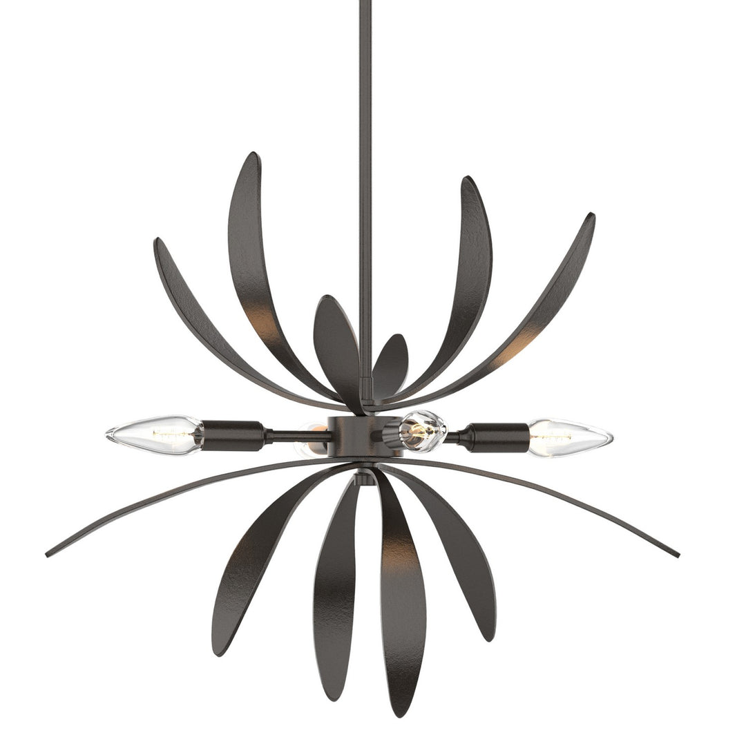 Hubbardton Forge Canada - 184350-SKT-MULT-14 - Four Light Pendant - Dahlia - Oil Rubbed Bronze