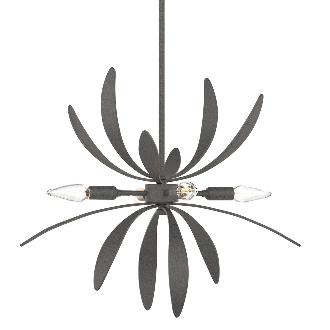 Hubbardton Forge Canada - 184350-SKT-MULT-20 - Four Light Pendant - Dahlia - Natural Iron