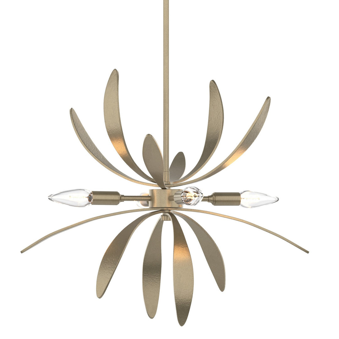 Hubbardton Forge Canada - 184350-SKT-MULT-84 - Four Light Pendant - Dahlia - Soft Gold