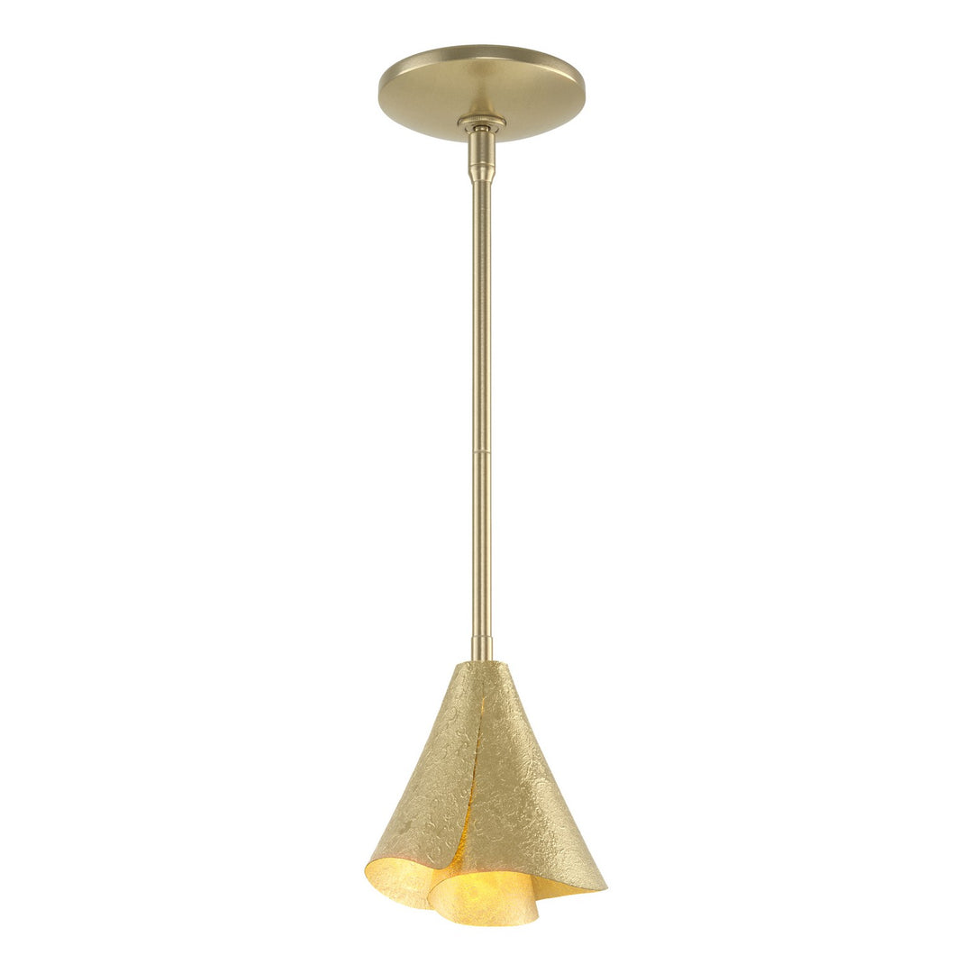Mobius One Light Mini Pendant in Modern Brass - available from The Lighting Shoppe, trusted by Canadian homeowners