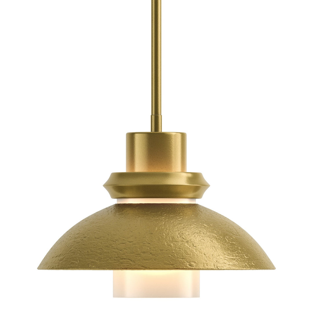 Staccato One Light Mini Pendant in Modern Brass - available from The Lighting Shoppe, trusted by Canadian homeowners