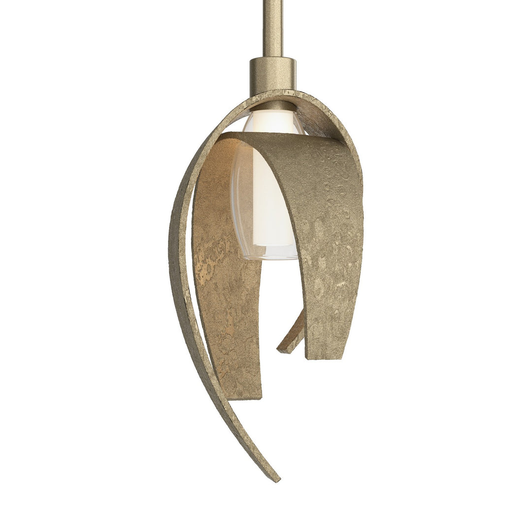 Corona One Light Mini Pendant in Soft Gold - available from The Lighting Shoppe, trusted by Canadian homeowners