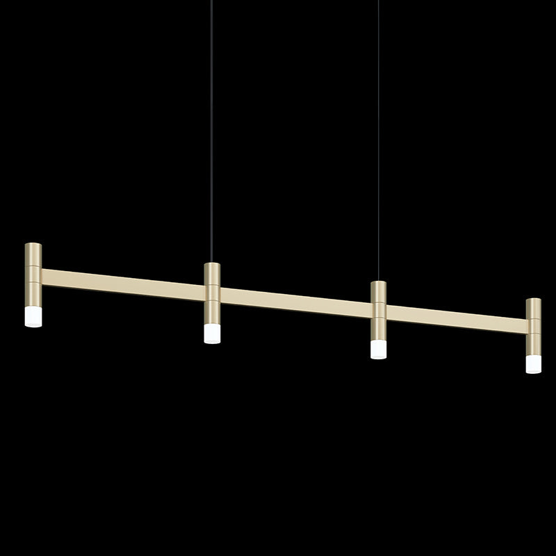 Systema Staccato LED Linear Pendant in Brass - available from The Lighting Shoppe, trusted by Canadian homeowners