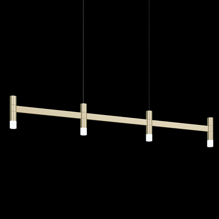 Systema Staccato LED Linear Pendant in Brass - available from The Lighting Shoppe, trusted by Canadian homeowners