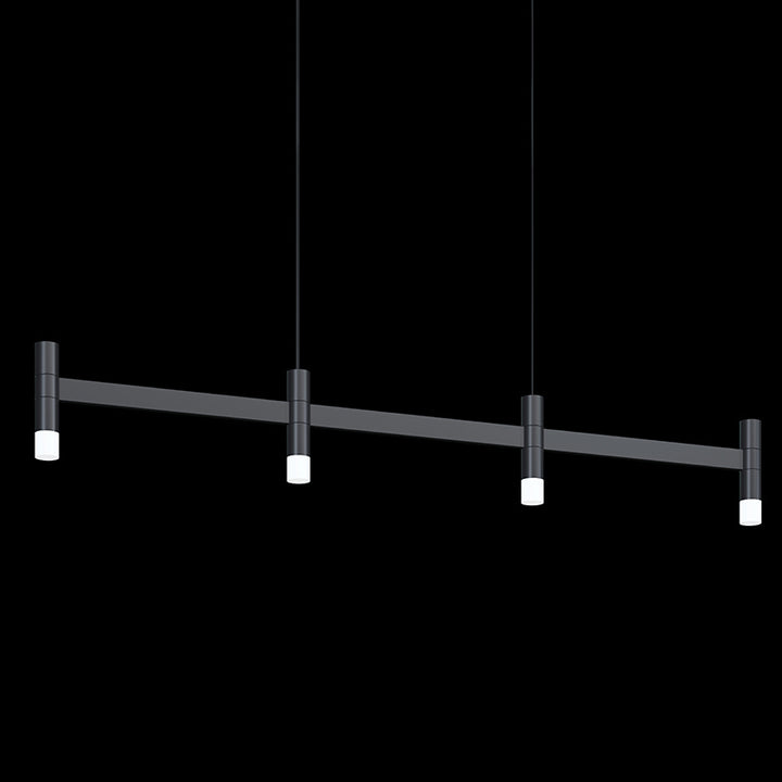 Systema Staccato LED Linear Pendant in Satin Black - available from The Lighting Shoppe, trusted by Canadian homeowners