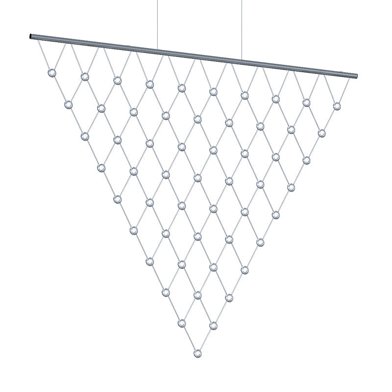 Constellation LED Pendant in Bright Satin Aluminum - available from The Lighting Shoppe, trusted by Canadian homeowners