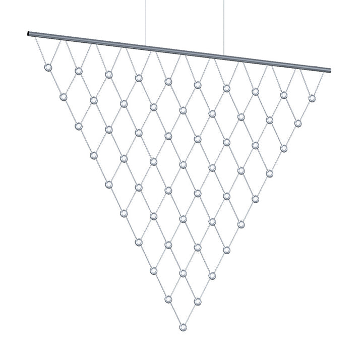 Constellation LED Pendant in Bright Satin Aluminum - available from The Lighting Shoppe, trusted by Canadian homeowners