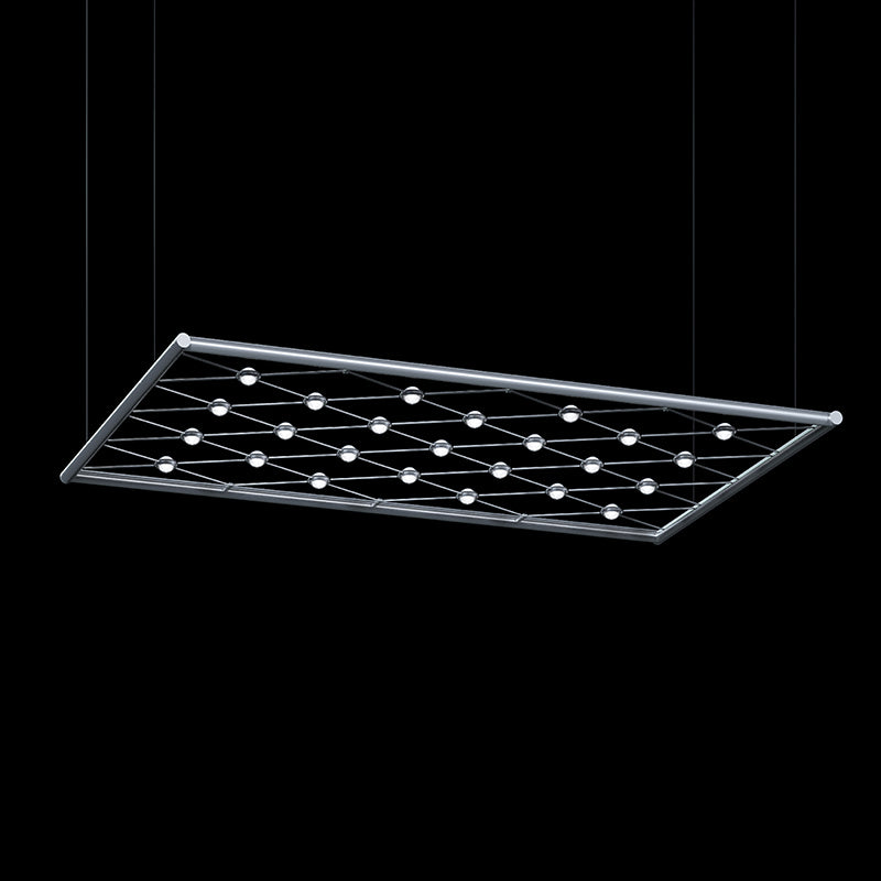 Constellation LED Pendant in Bright Satin Aluminum - available from The Lighting Shoppe, trusted by Canadian homeowners