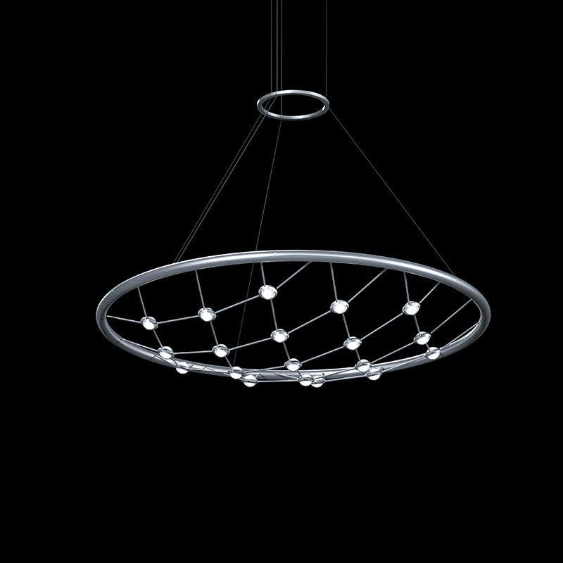 Constellation LED Pendant in Bright Satin Aluminum - available from The Lighting Shoppe, trusted by Canadian homeowners