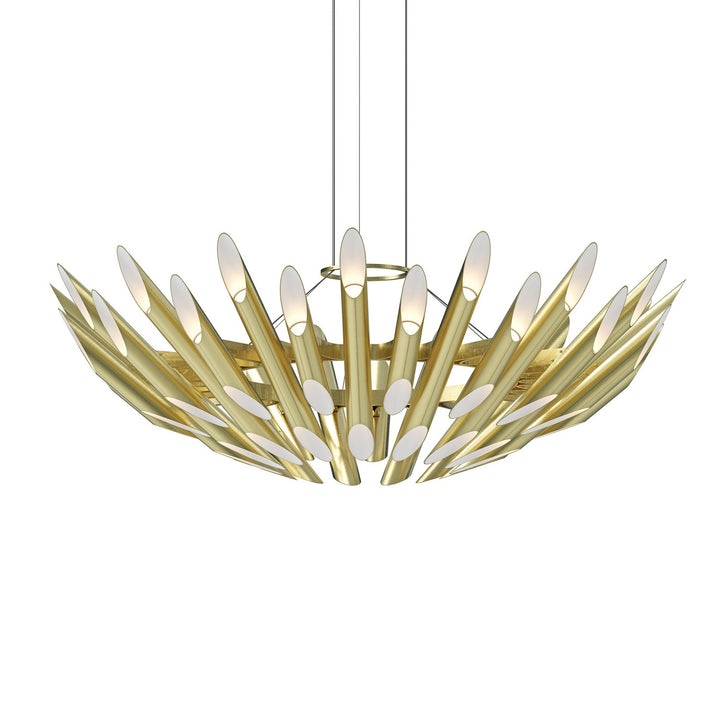 Chimes LED Pendant in Satin Brass - available from The Lighting Shoppe, trusted by Canadian homeowners