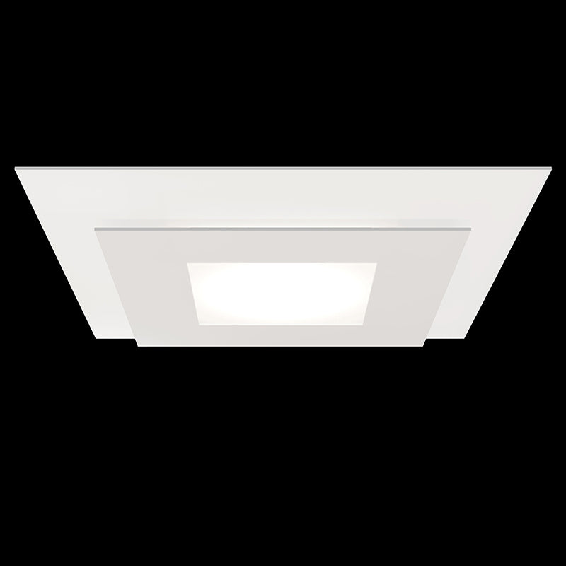 Offset LED Surface Mount in Textured White - available from The Lighting Shoppe, trusted by Canadian homeowners