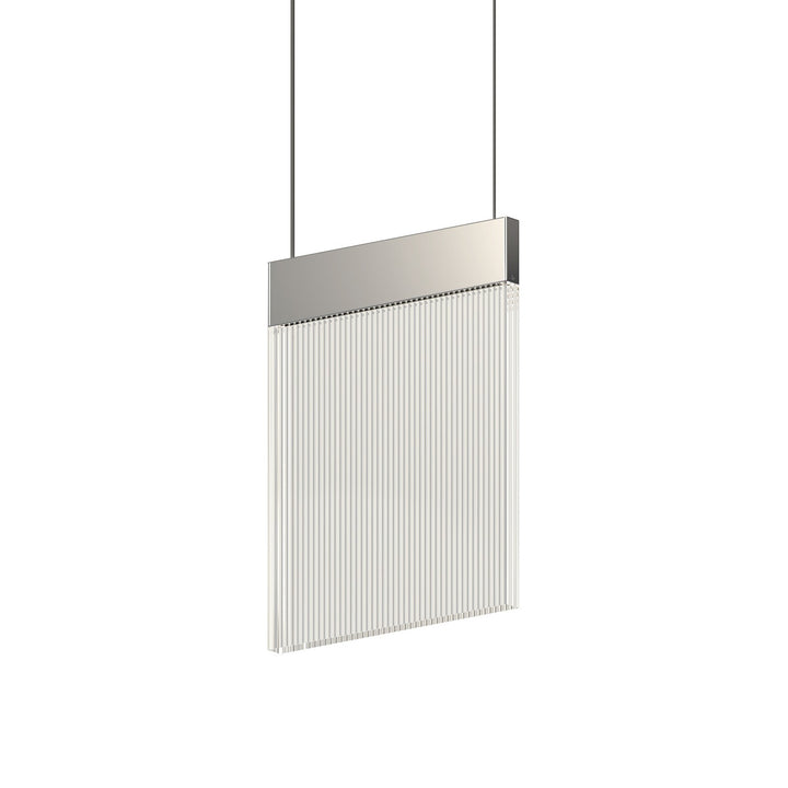 V Panels LED Pendant in Polished Chrome - available from The Lighting Shoppe, trusted by Canadian homeowners
