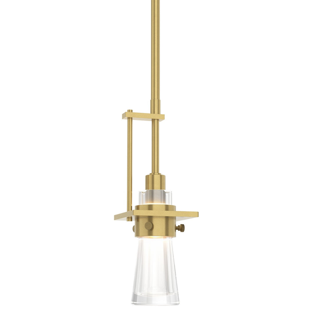 Erlenmeyer One Light Mini Pendant in Modern Brass - available from The Lighting Shoppe, trusted by Canadian homeowners