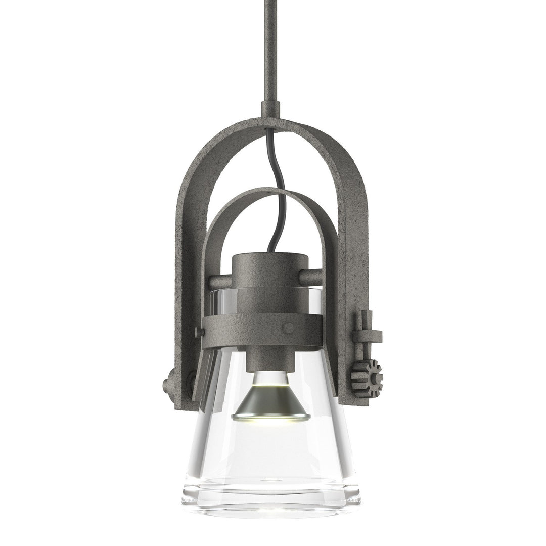 Erlenmeyer One Light Mini Pendant in Natural Iron - available from The Lighting Shoppe, trusted by Canadian homeowners