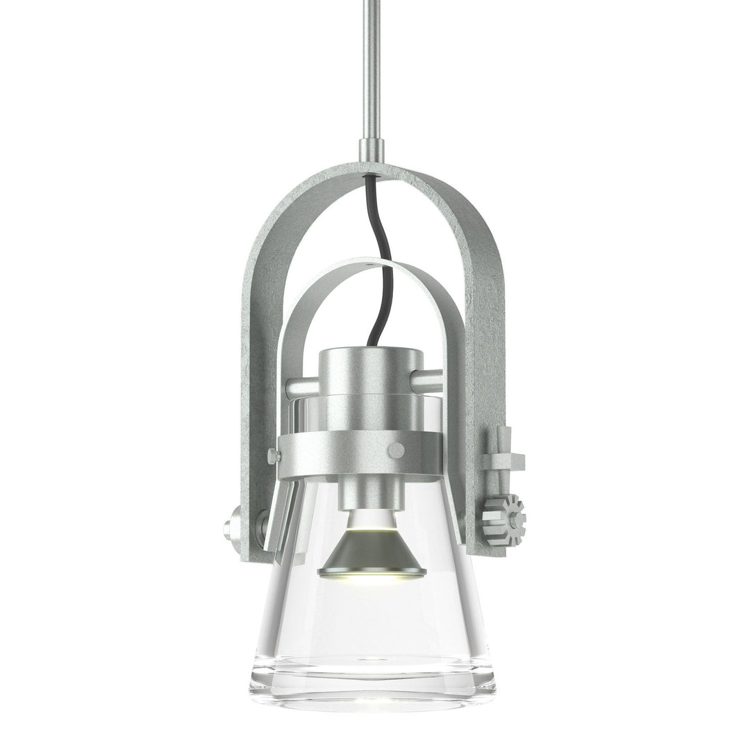 Erlenmeyer One Light Mini Pendant in Vintage Platinum - available from The Lighting Shoppe, trusted by Canadian homeowners