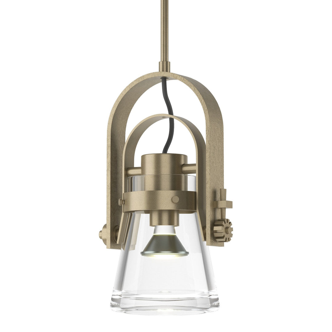Erlenmeyer One Light Mini Pendant in Soft Gold - available from The Lighting Shoppe, trusted by Canadian homeowners