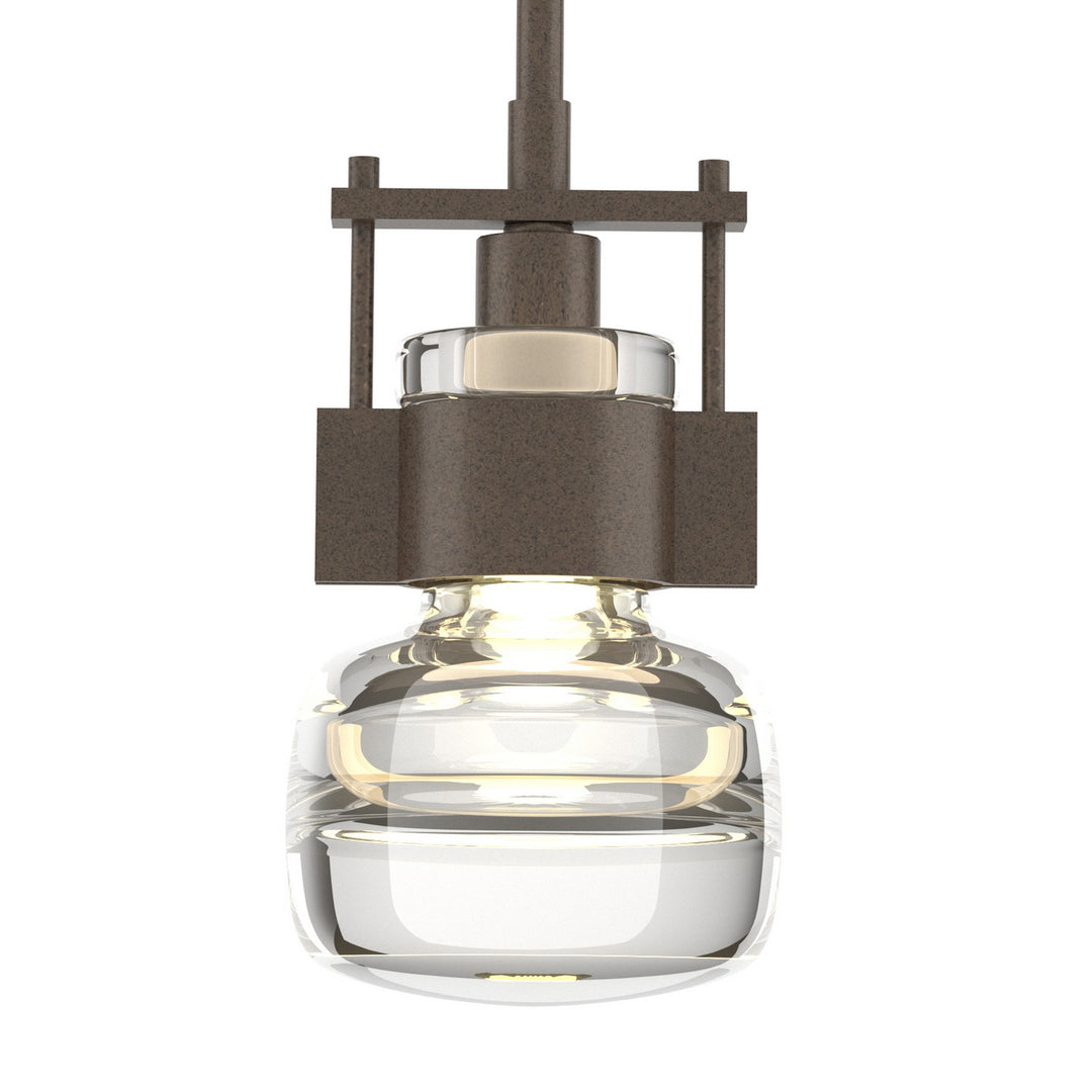 Cuff One Light Mini Pendant in Bronze - available from The Lighting Shoppe, trusted by Canadian homeowners