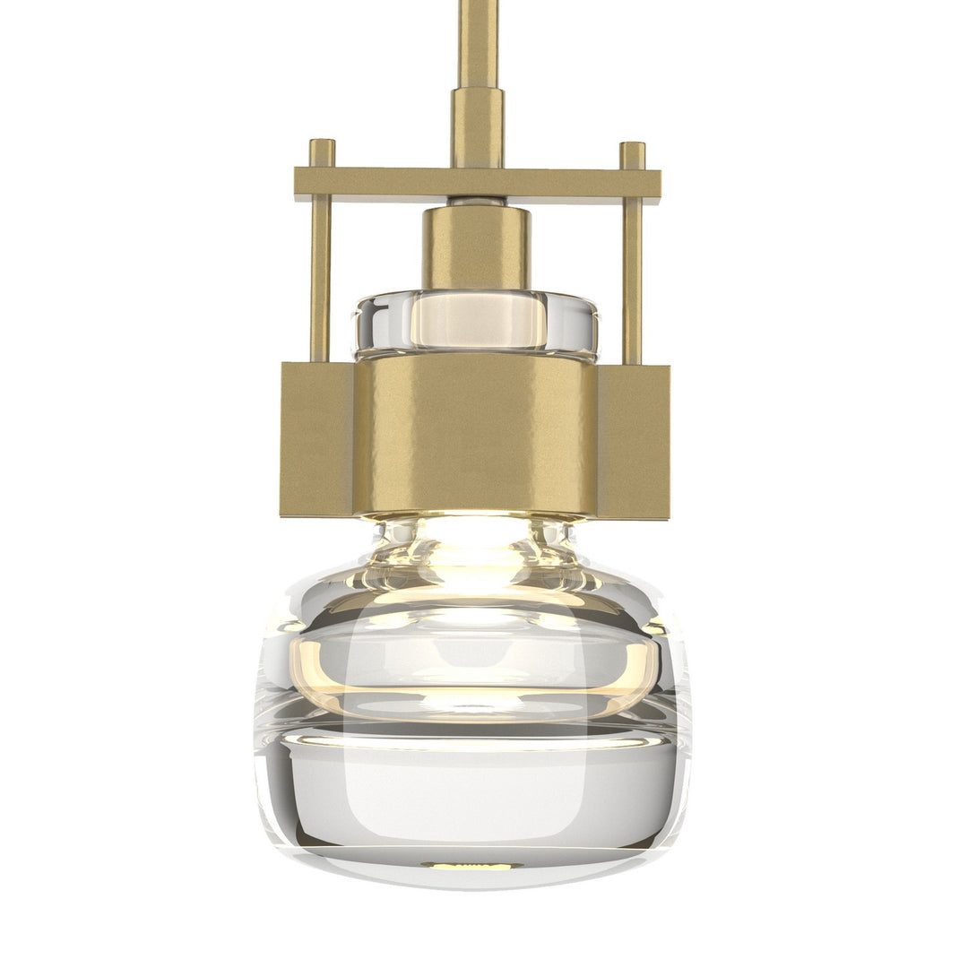 Cuff One Light Mini Pendant in Modern Brass - available from The Lighting Shoppe, trusted by Canadian homeowners
