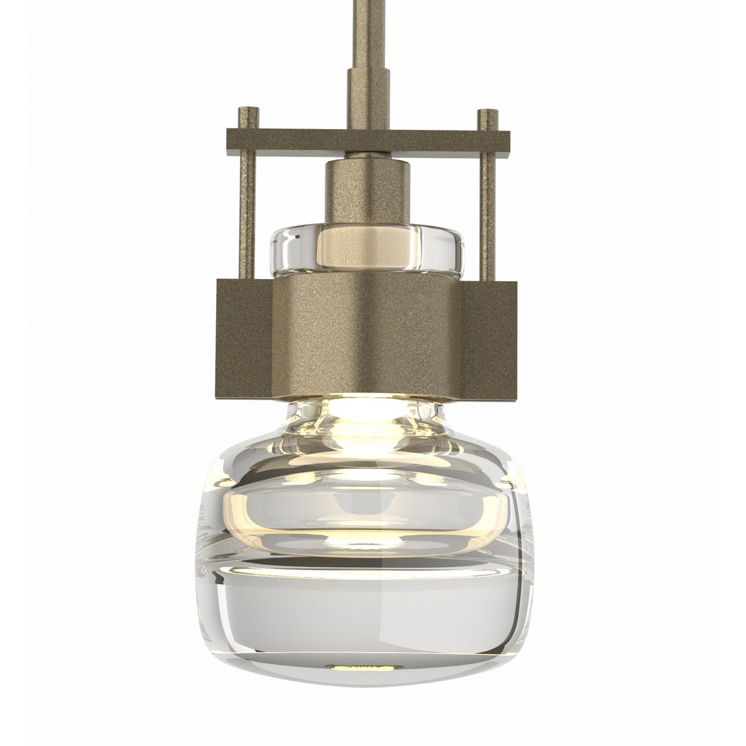 Cuff One Light Mini Pendant in Soft Gold - available from The Lighting Shoppe, trusted by Canadian homeowners