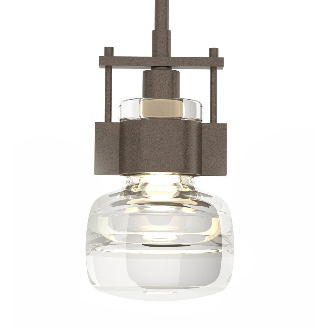 Cuff One Light Mini Pendant in Bronze - available from The Lighting Shoppe, trusted by Canadian homeowners