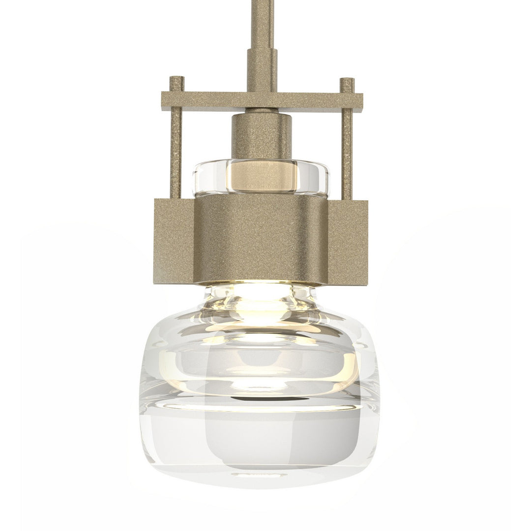 Cuff One Light Mini Pendant in Soft Gold - available from The Lighting Shoppe, trusted by Canadian homeowners
