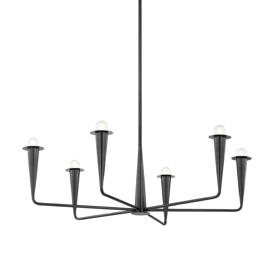 Danna Six Light Chandelier in Old Bronze - available from The Lighting Shoppe, trusted by Canadian homeowners