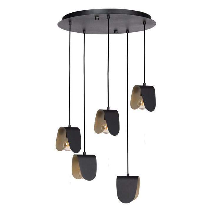 Serenara Five Light Pendant in Black - available from The Lighting Shoppe, trusted by Canadian homeowners