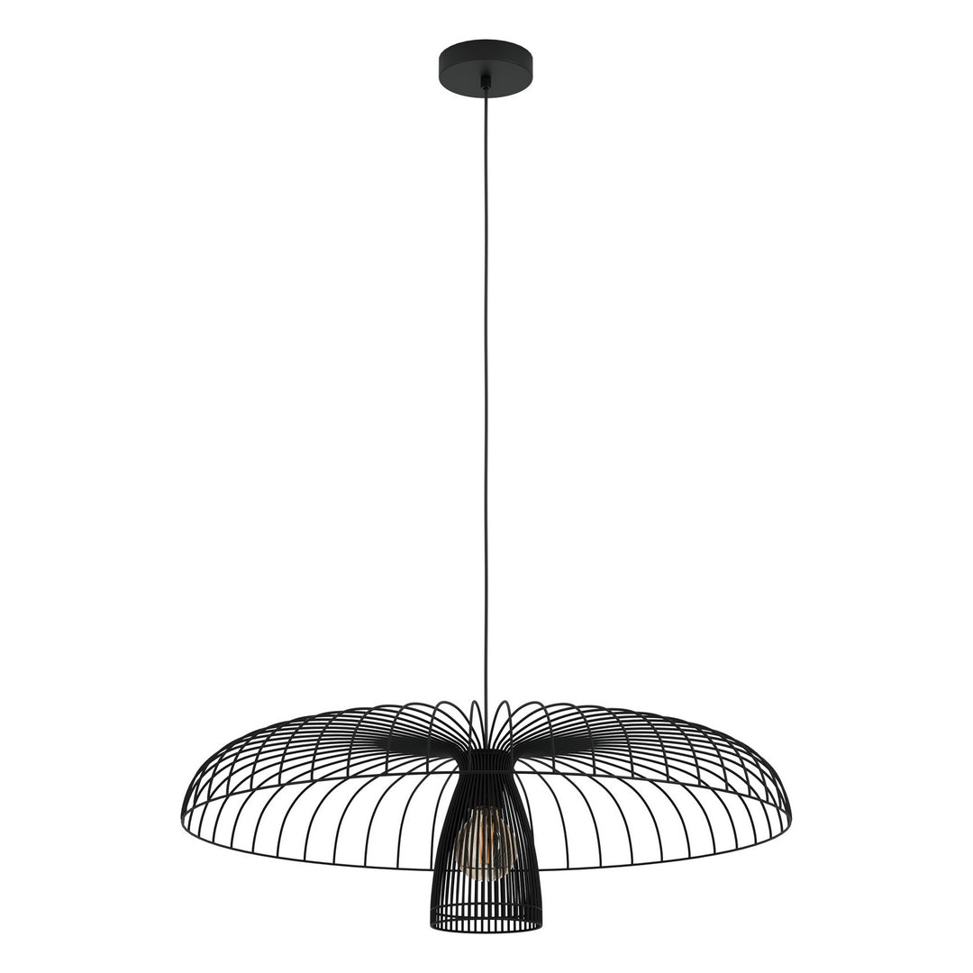 Champerico One Light Chandelier in Black - available from The Lighting Shoppe, trusted by Canadian homeowners