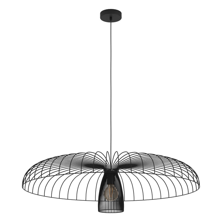Champerico One Light Chandelier in Black - available from The Lighting Shoppe, trusted by Canadian homeowners