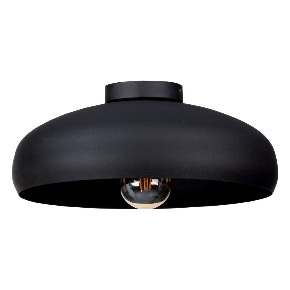 Mogano One Light Ceiling Mount in Black - available from The Lighting Shoppe, trusted by Canadian homeowners