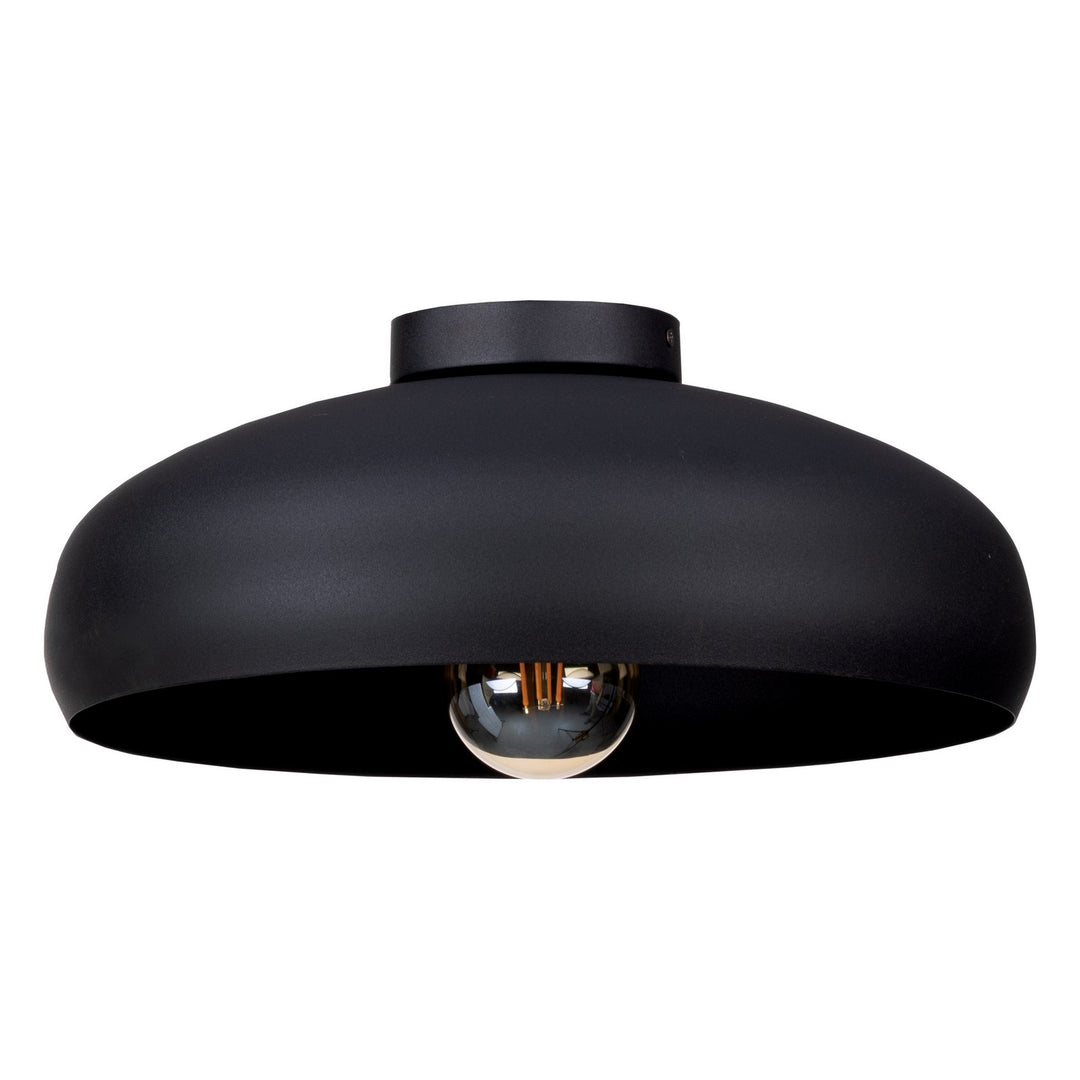 Mogano One Light Ceiling Mount in Black - available from The Lighting Shoppe, trusted by Canadian homeowners