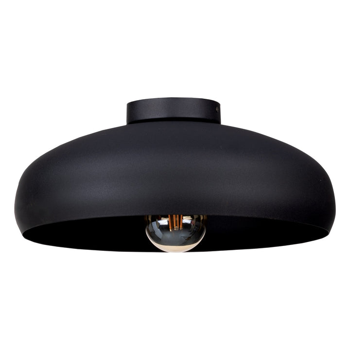 Mogano One Light Ceiling Mount in Black - available from The Lighting Shoppe, trusted by Canadian homeowners