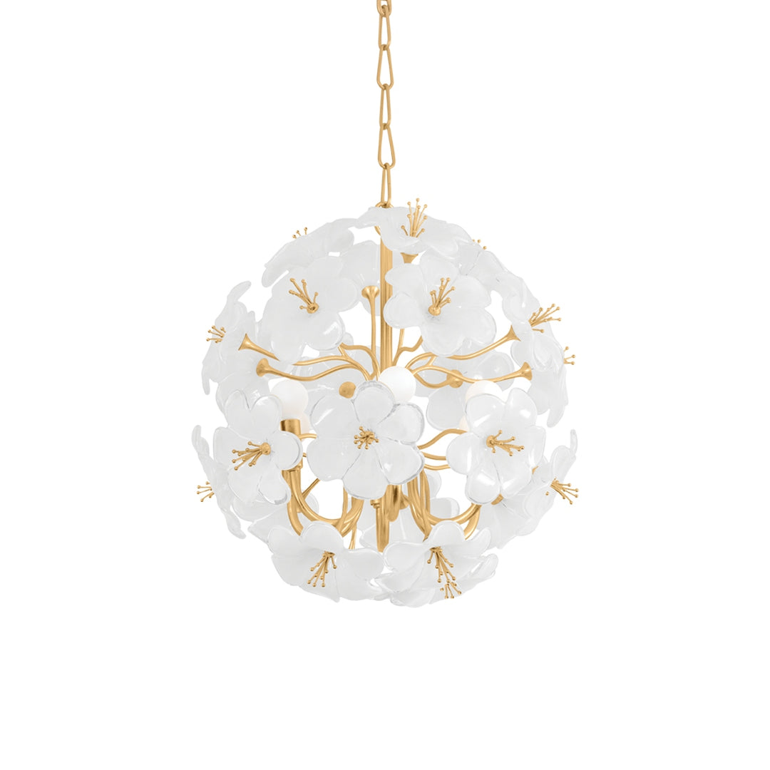 Corbett Lighting Canada - 367-22-GL - Six Light Chandelier - Hygea - Gold Leaf