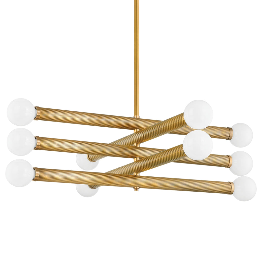 Corbett Lighting Canada - 373-50-VB - Ten Light Chandelier - Pienza - Vintage Brass