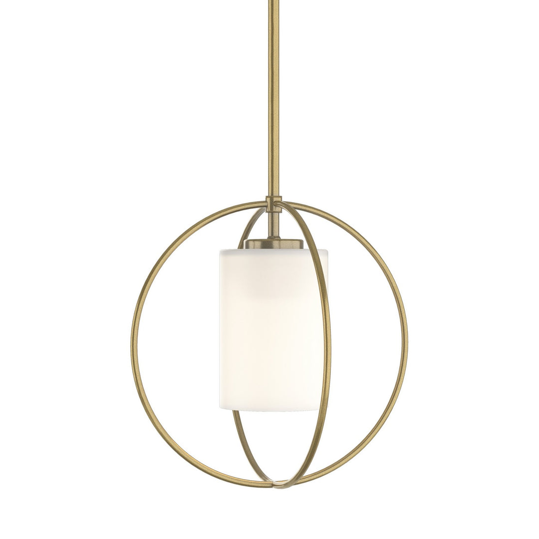 Interlude One Light Mini Pendant in Modern Brass - available from The Lighting Shoppe, trusted by Canadian homeowners