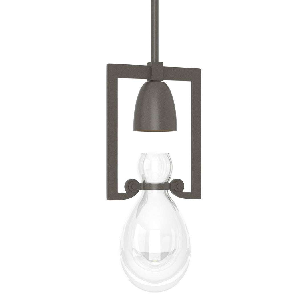 Apothecary One Light Mini Pendant in Dark Smoke - available from The Lighting Shoppe, trusted by Canadian homeowners