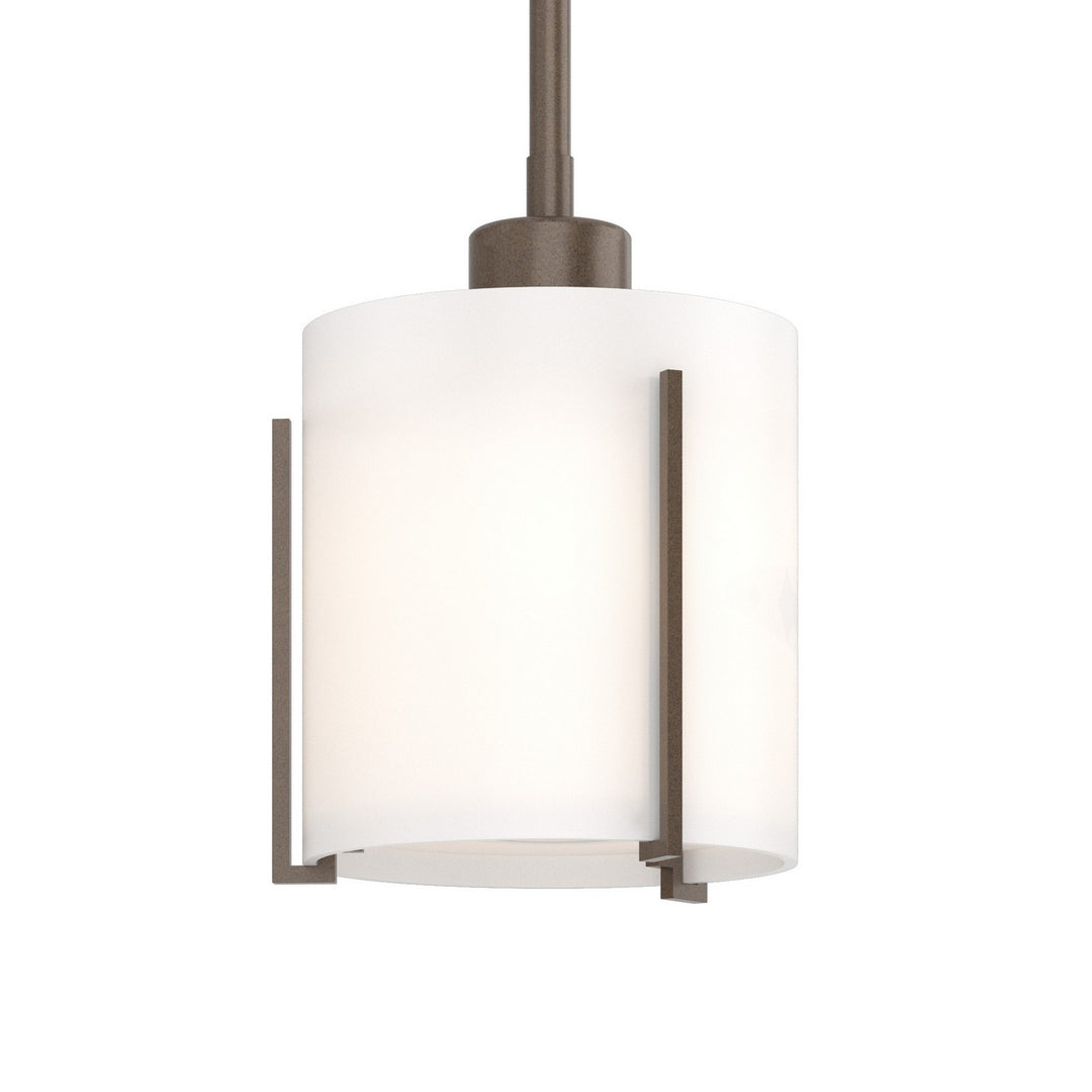 Exos Glass One Light Mini Pendant in Bronze - available from The Lighting Shoppe, trusted by Canadian homeowners