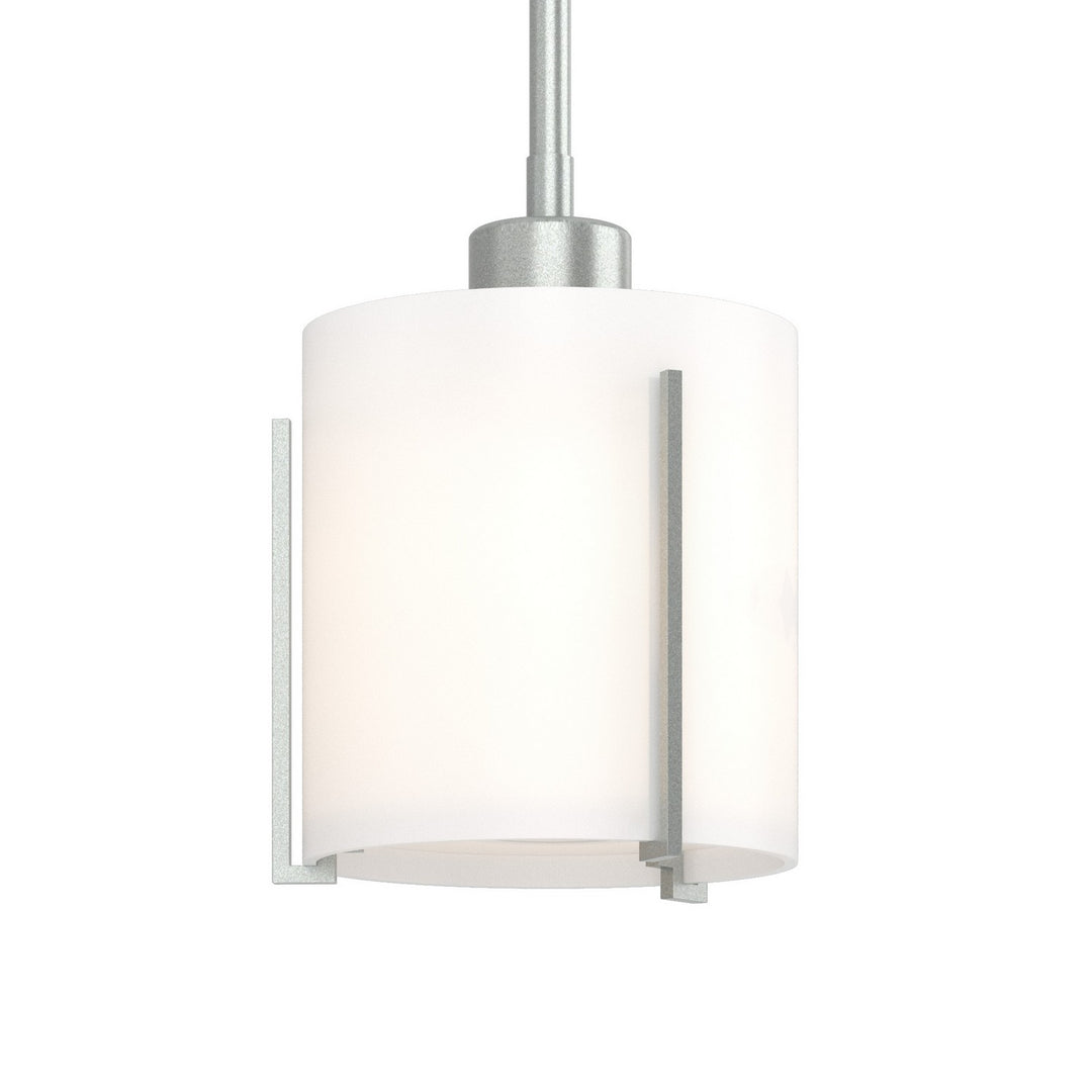 Exos Glass One Light Mini Pendant in Vintage Platinum - available from The Lighting Shoppe, trusted by Canadian homeowners