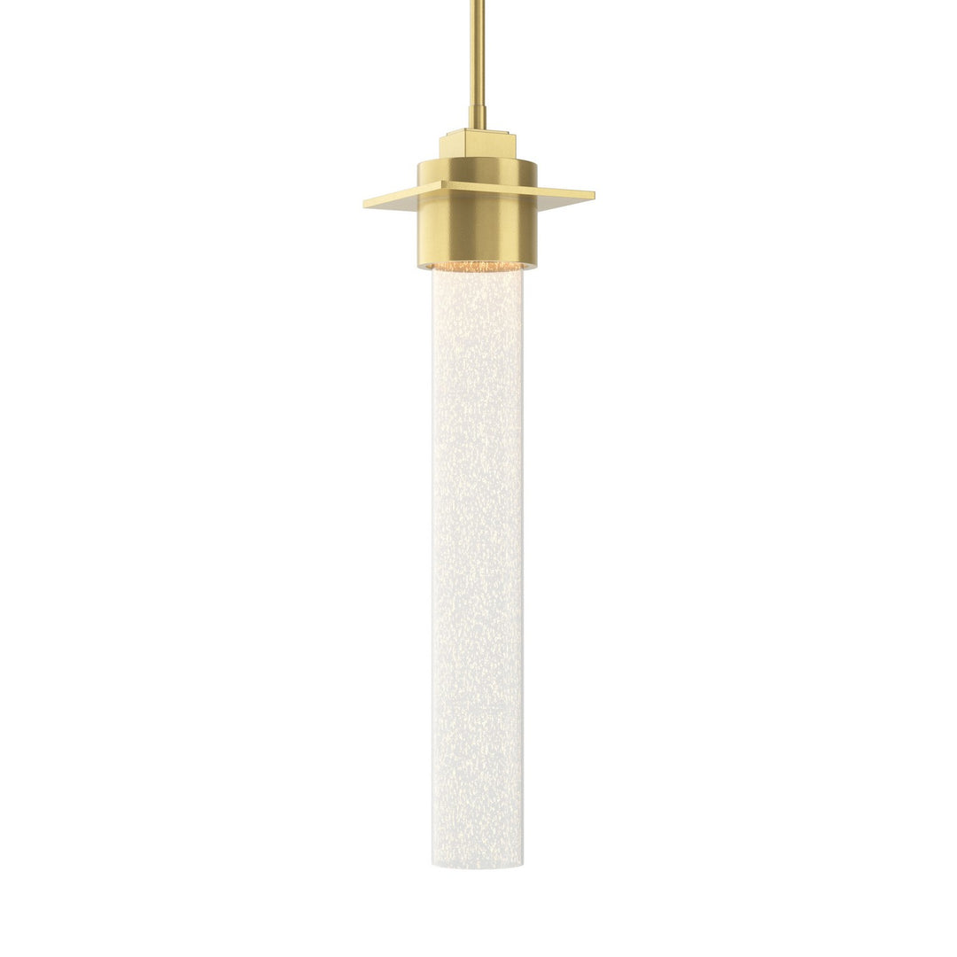 Airis One Light Mini Pendant in Modern Brass - available from The Lighting Shoppe, trusted by Canadian homeowners
