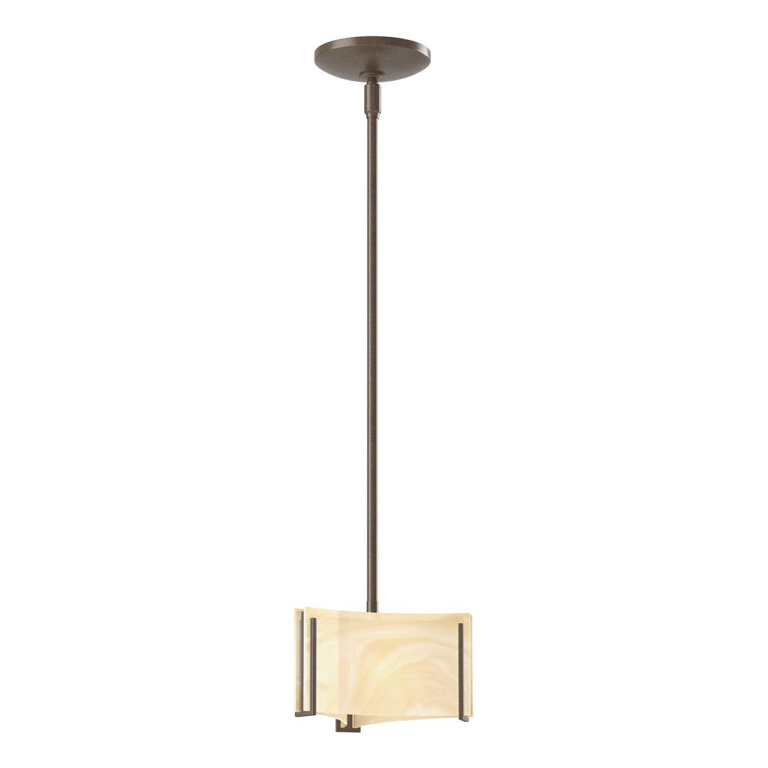 Exos Glass One Light Mini Pendant in Bronze - available from The Lighting Shoppe, trusted by Canadian homeowners